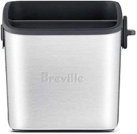 breville knock box mini in stainless steel construction|Breville knock box mini bes001xl.